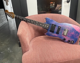 Guitare de skateboard (pour gaucher)