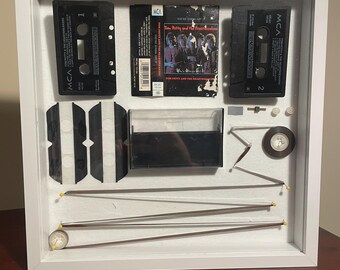Cassette cassette démontée « You're Gonna Get It » Tom Petty encadrée