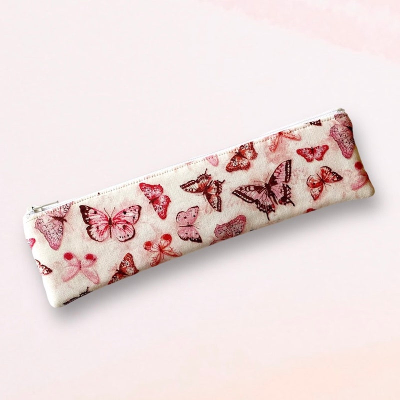 Small Slim Pencil Case Etsy 
