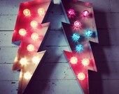 Industrial Marquee Lightning Bolt Light Up Letter Symbol