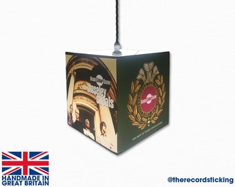 Handmade Ocean Colour Scene Lamp or Ceiling Shade - 20x20cm - artwork, Canvas, ocs