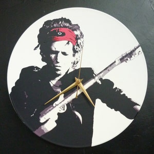 Keith Richards The Rolling Stones 12 Vinyl Record Wall Clock image 1