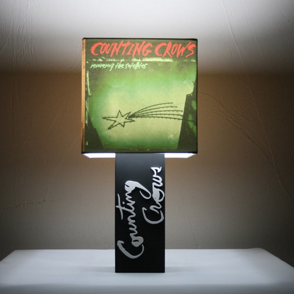 Handmade Counting Crows Lamp + Album Cover Shade