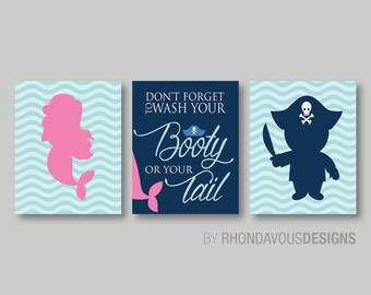 Pirate Bathroom Etsy