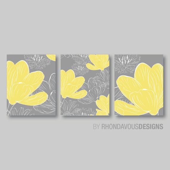 Flower Art Prints Flower Bathroom Art Flower Bedroom | Etsy