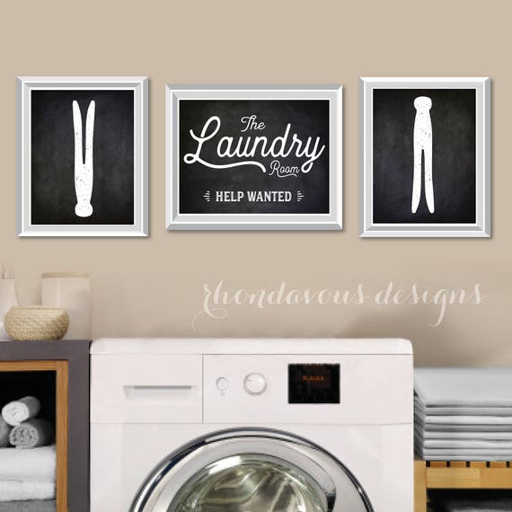 laundry room art canvas