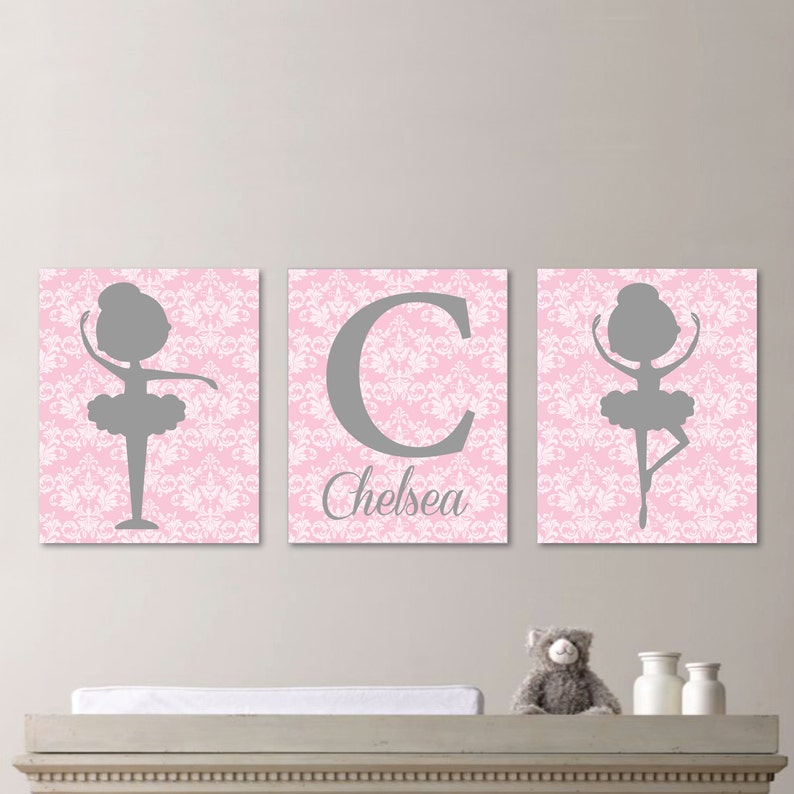 Baby Girl Nursery Art. Ballerina Nursery Decor. Ballerina Etsy