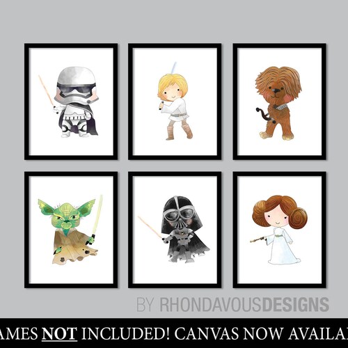 Star Wars Nursery Art. Baby Boy Nursery Print. Nursery Art. Etsy