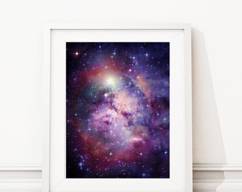 Galaxy Art Print - Bedroom Art - College Art - Space Art - Solar System Art - Office Art Print - Science - Solar System Poster (S-384)