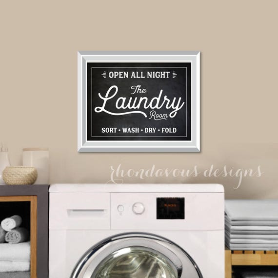 Laundry Room Art Print. Laundry Sign. Laundry Room Sign. Farmhouse Decor Art. Laundry Room Decor. Laundry Room Print. Laundry Art. S491