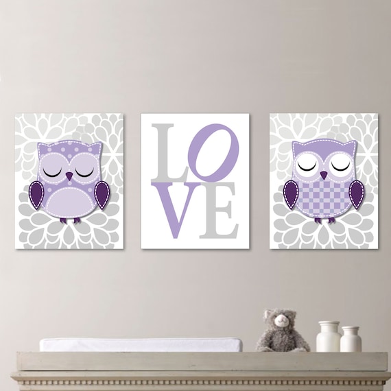 Baby Girl Nursery Art Prints. Owl Nursery Art Decor. Wall Art. Owl Decor. Girl Bedroom Art. Owl Bedroom. Girl Bedroom Decor. (NS-167)