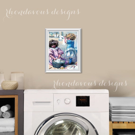 Laundry Room Art Print - Laundry Room Sign - Laundry Room Decorations - Laundry Room Decor - Laundry Room Prints - Wash Dry Fold (S-455)