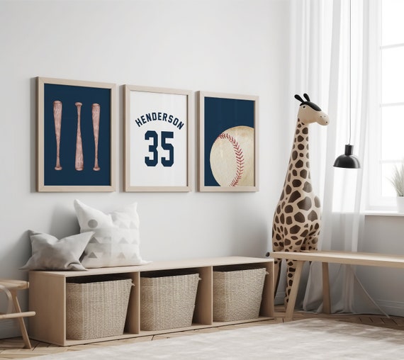 Baseball Nursery Prints, Baseball Prints, Boy Nursery Wall Art Prints, Baseball Wall Art, Baseball Boys Room Decor, Baseball Nursery Decor,