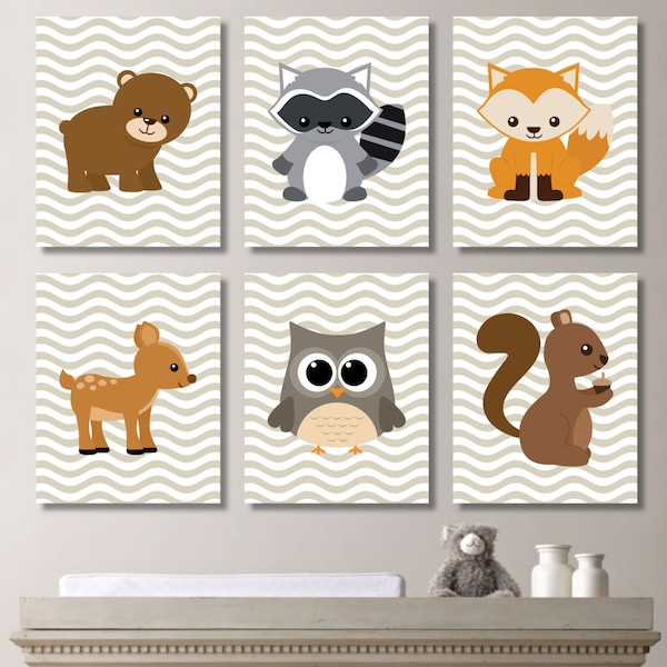 Forest Friends Decor Etsy