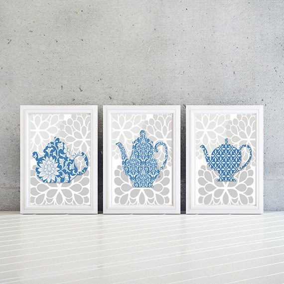 Kitchen Art. Teapot Kitchen Prints. Kitchen Decor. Teapot Decor. Teapot Art. Wall Art. Home Decor. Teapot Prints (NS-634)