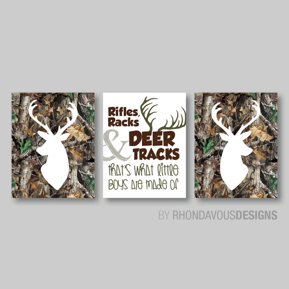 Baby Boy Nursery Art Print - Boy Nursery Decor.  Baby Camo Nursery. Boy Camouflage. Camouflage Bedroom. Deer Nursery. Deer Bedroom. (NS-303)