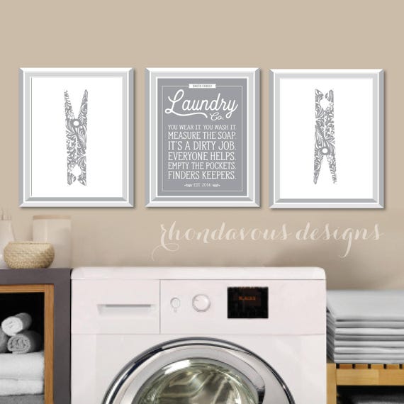 Laundry Room Art Print. Farmhouse Decor. Laundry Room Sign. Laundry Decor. Laundry Room Decor. Laundry Room Print. Laundry Room Rules. NS860