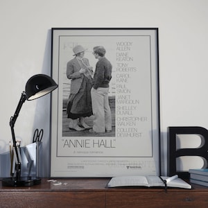 Annie Hall Poster , Classic Woody Allen Movie Print , Cinema Room Poster
