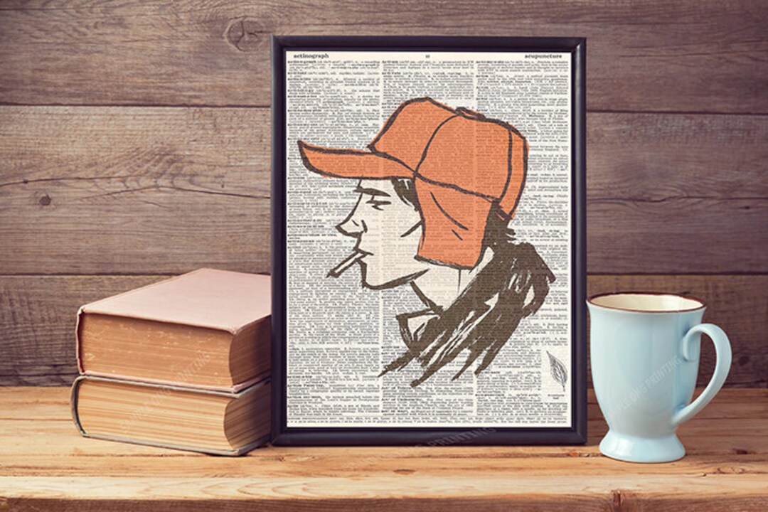 J.D Salinger the Catcher in the Rye Holden Caulfield Vintage Antique