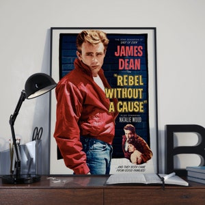 REPRODUCTION MOVIE POSTER A3 or A4 OPTIONS AVAILABLE JAMES DEAN 