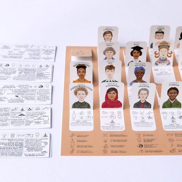 Inspiring Women Board Game, Who's She? guessing game