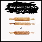 Black Friday **** PROMO *** buy 2  &  get one  FREE ! Engraved Rolling Pins ** Perfet Christmas gift **