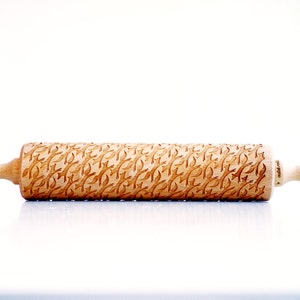 Rolling Pin engraved FOXES Embossing rolling pin, laser engraved rolling pin image 2