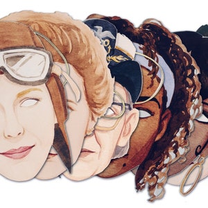 Mighty Women Paper Masks & Costume accessories / Halloween masks