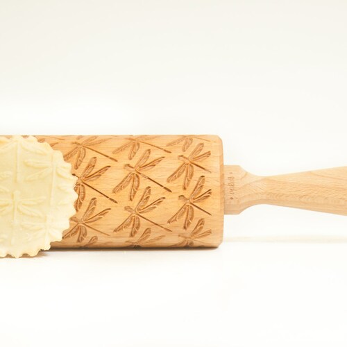 Rolling Pin Engraved DRAGONFLY Embossing Rolling Pin Unique Etsy
