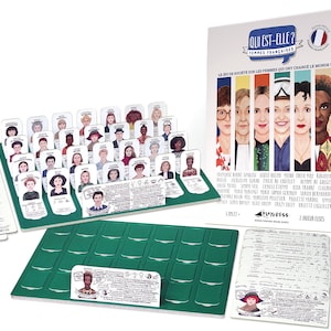 Qui Est-elle ? jeu en carton