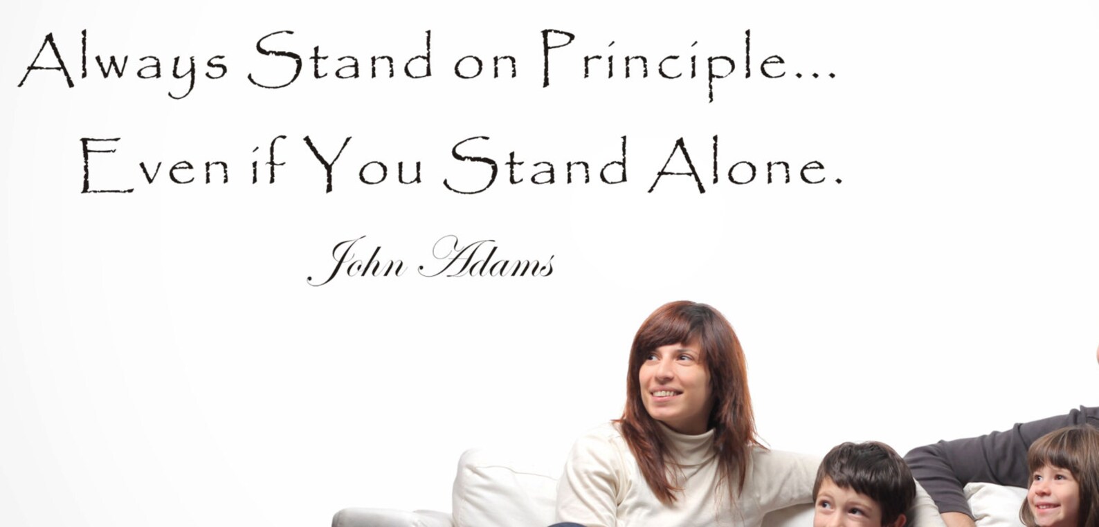 Wall Decal Always Stand On Principle Even If You Stand Alone. Etsy