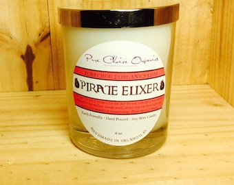 Pirate Elixir Soy Wax Candles Holiday Gift | Birthday Gifts Under 20
