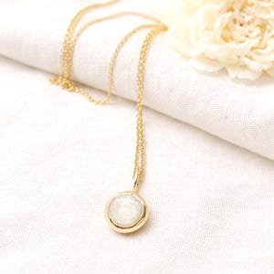 Keepsake Pendant,I4ct Gold Filled, Minimalist Style Cremation Memorial Pendant Necklace for pet ashes or lock of hair, pet remembrance