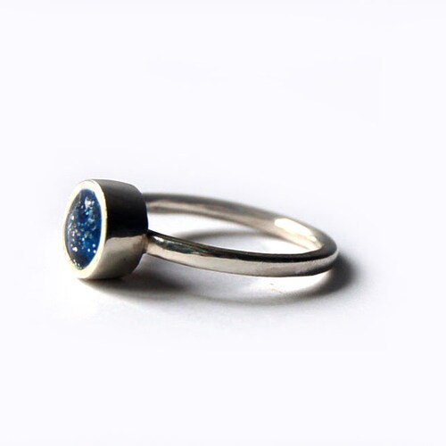 Contemporary Ashes, Hair Keepsake shops Ring, loved ones pets, Memorial Ring Handmade in Sterling Silver