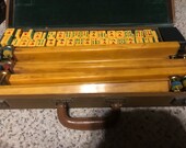 Vintage Bakelite mahjong two tone
