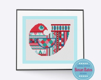 Stylised Bird Cross Stitch Design PDF