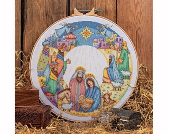 Nativity Scene Cross Stitch PDF Pattern