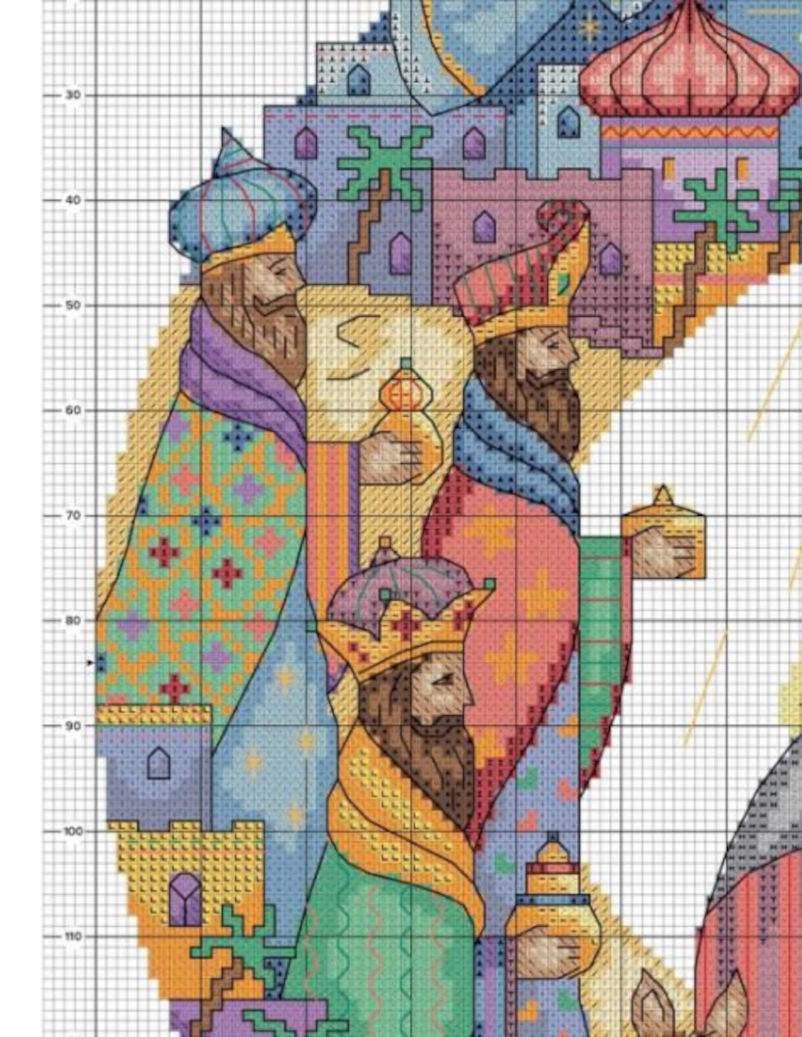 Nativity Scene Cross Stitch PDF Pattern Etsy