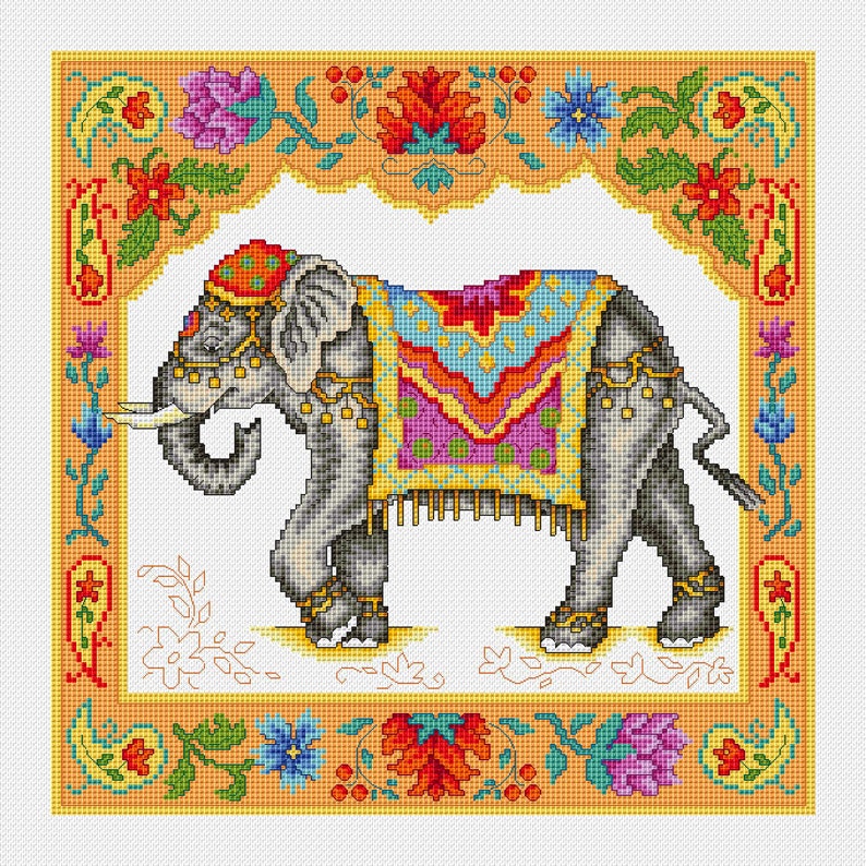 7 Слоников схемы вышивки