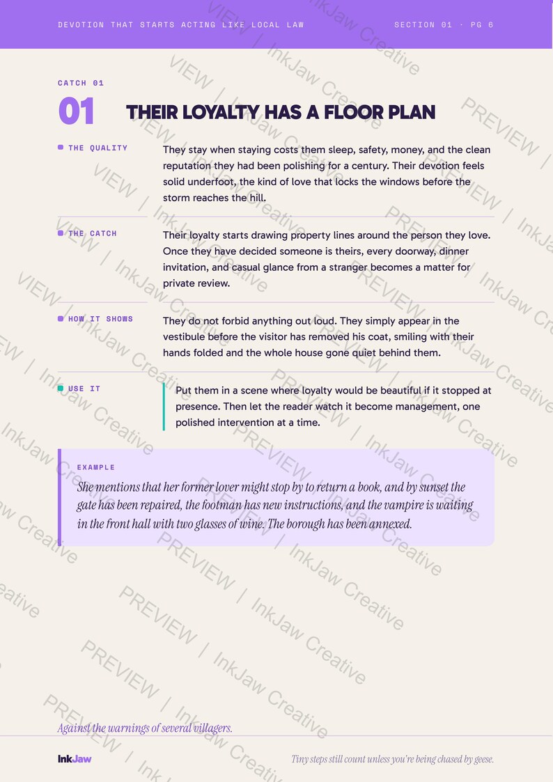 Character Flaw & Catch Reference Green Flags With Fangs: Good Vampire Traits and the Catch | vampire romance | writing prompts 画像 4