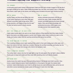 Love Triangle Character Kit Three People One Family Curse Zero Adult Supervision | Romance Writing Prompts | Character Sheets zdjęcie 6