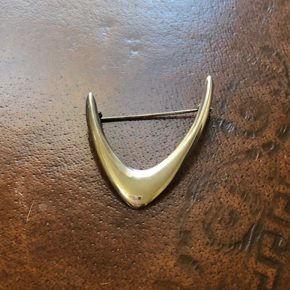E. Dragsted Sterling Silver Brooch E Dragsted Brooch Denmark MCM Brooch Ernst Dragsted Brooch Sterling Silver Danish Brooch Modern Brooch