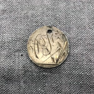 Victorian Silver Pictorial Love Token Seated Liberty Stars and Arrows 1854 Dime OF FO