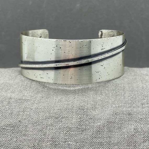 Otto Robert Bade Sterling Silver Cuff Bracelet Ott