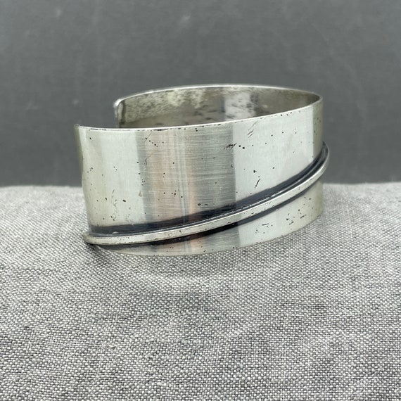 Otto Robert Bade Sterling Silver Cuff Bracelet Ot… - image 2