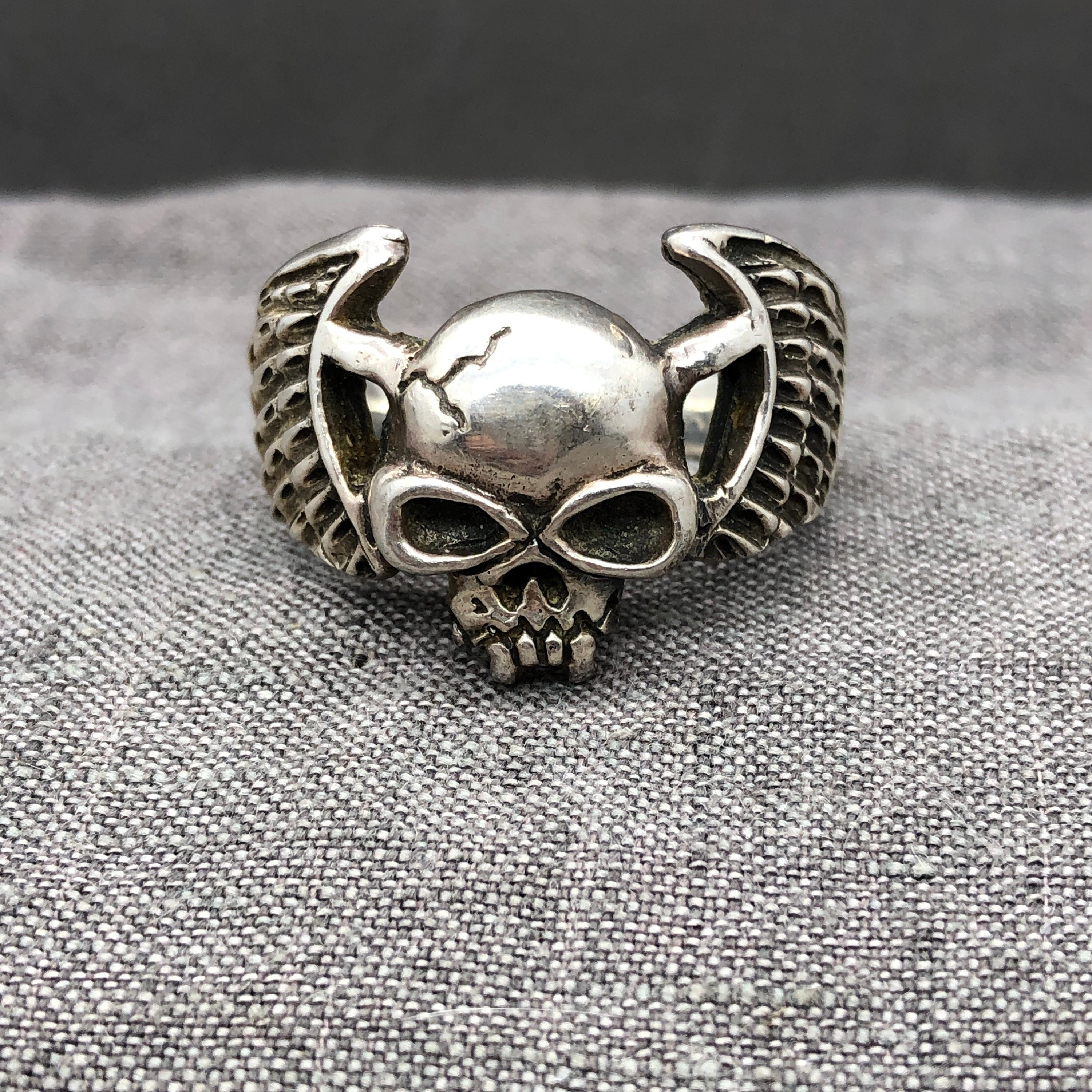 【希少レア】Vintage Skull Design RingSilver925 希少レア】Vintage Skull Design RingSilver925 - メルカリ