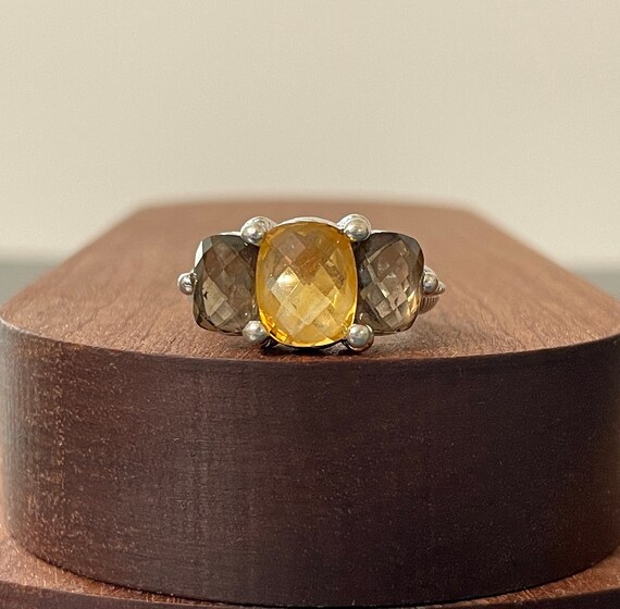 Judith ripka 2024 yellow stone ring