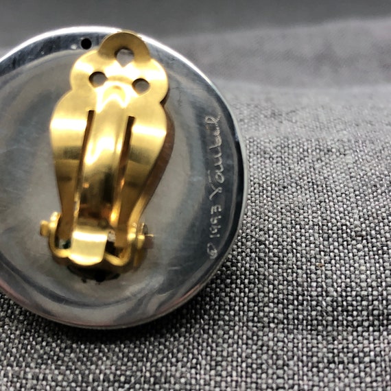 Vintage Sterling Silver Vaubel Designs Button Ear… - image 7