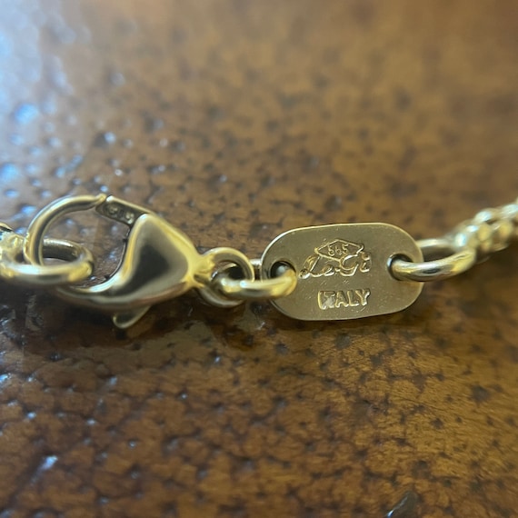 18K YG MEDALLIAN MOP LARIAT NECKLACE main image 1