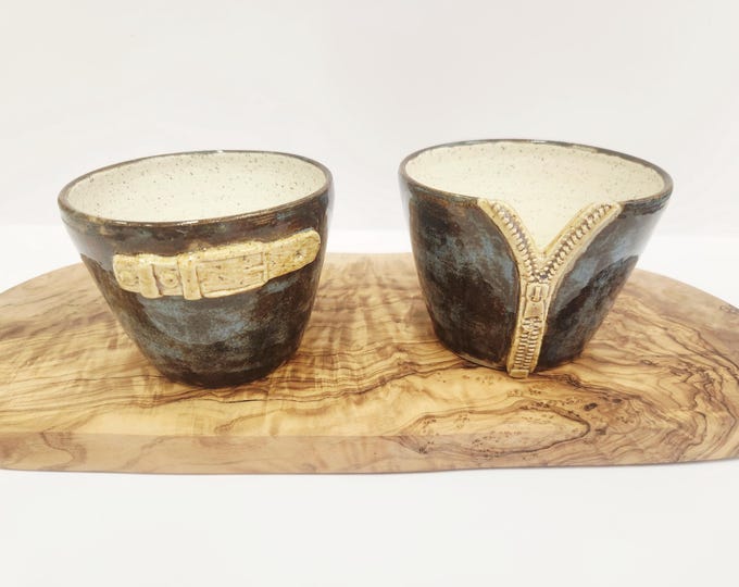 Handmade "Zipper & Buckle" Themed Planters